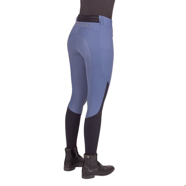 Euro-Star Airflow dam ridbyxor med full grip - mörk digital blå