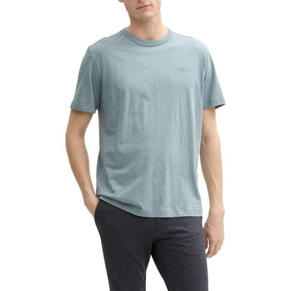 T-shirt i bomull med rund hals