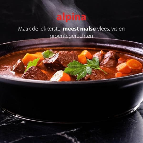 alpina Tajine 2,5L, Induktion.