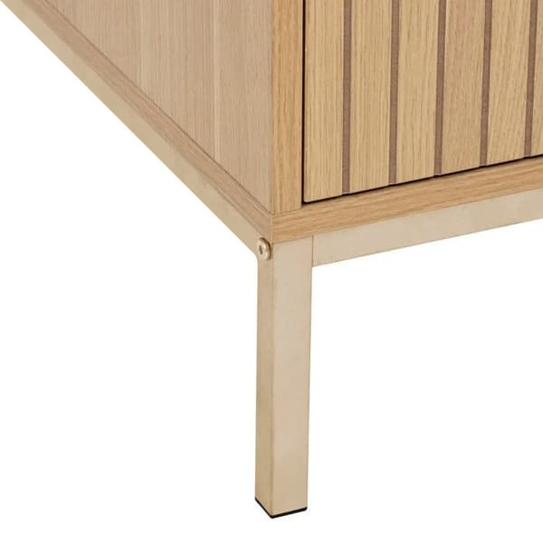 Soffbord "Tasso" med naturlig träeffekt 100x40cm - 5 five simply smart