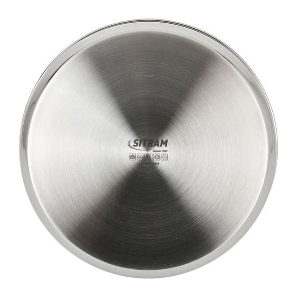 Sauteuse - Sitram - 715022 - Rostfritt stål - 24 cm - Glaslock ingår