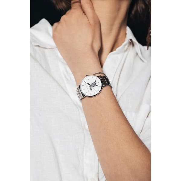 Amelia Parker Sand Turtle Link damklocka - silver - 38 mm