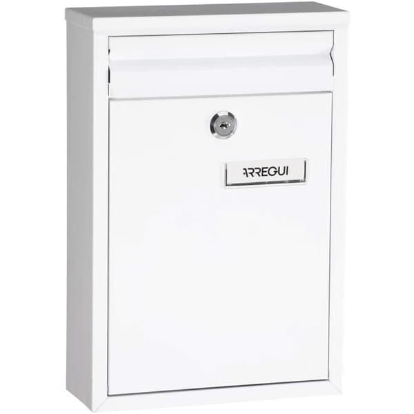 Brevlåda - ARREGUI - 1832D87 - Metall - Vit - A5-format