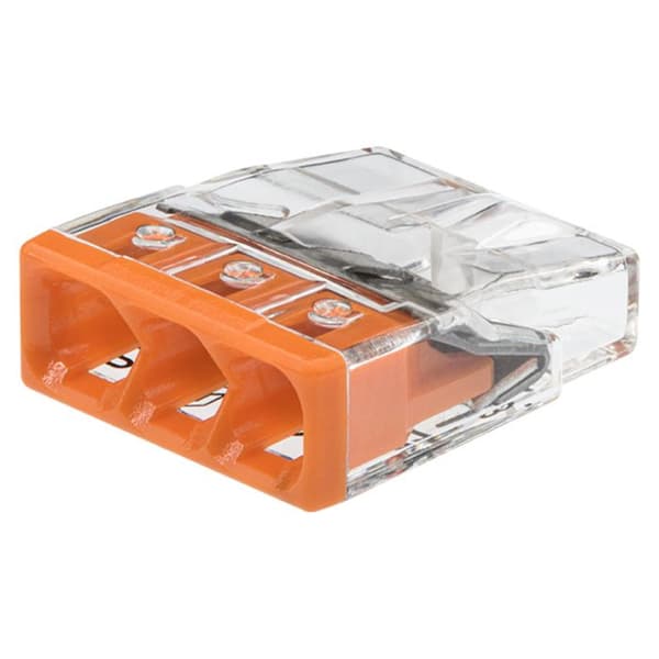 Flaska med 50 mini terminaler 3 ledare S2273 WAGO