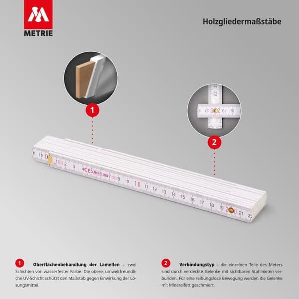 Längd (meter - måttband - bandmätare) M metriskt - 12