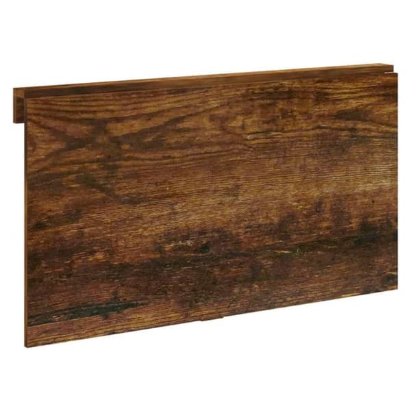 Väggmonterbart fällbart bord Ek rökig 100x60x56 cm Ingenjörsträ