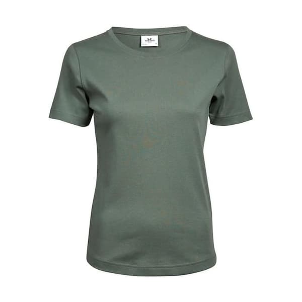 T-shirt dam Tee Jays Interlock - bladgrön