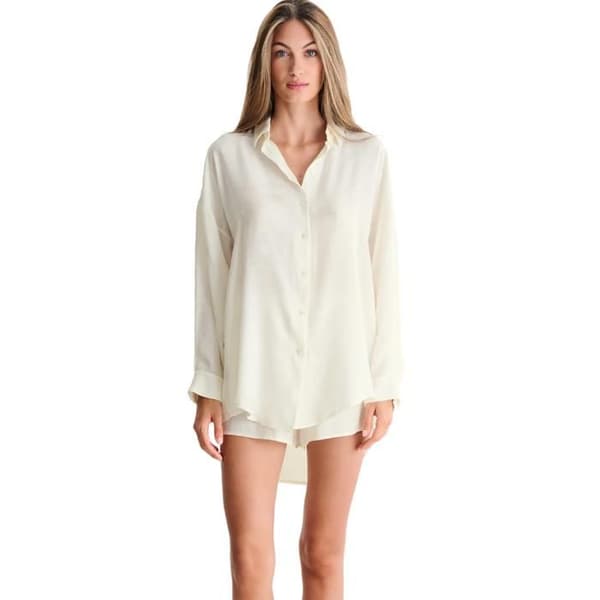 Långärmad pyjamasblus dam Lisca Miracle Bröllop