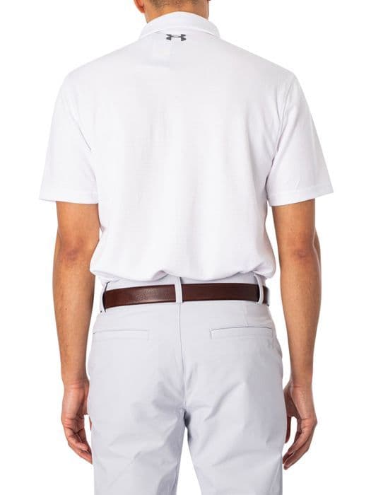 Polo - Under Armour - Tech - Vit - Herr - Korta ärmar