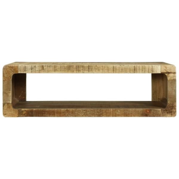 TV-möbel - Mangoträ - 80x30x25 cm - Rustik finish - Rektangulär