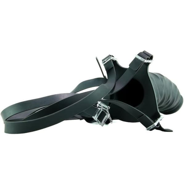 Extreme 7 Hollow Strap-on Dildo - Svart