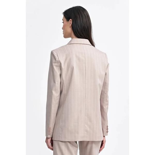 Oversize knäppt blazer för kvinnor Nife Randig