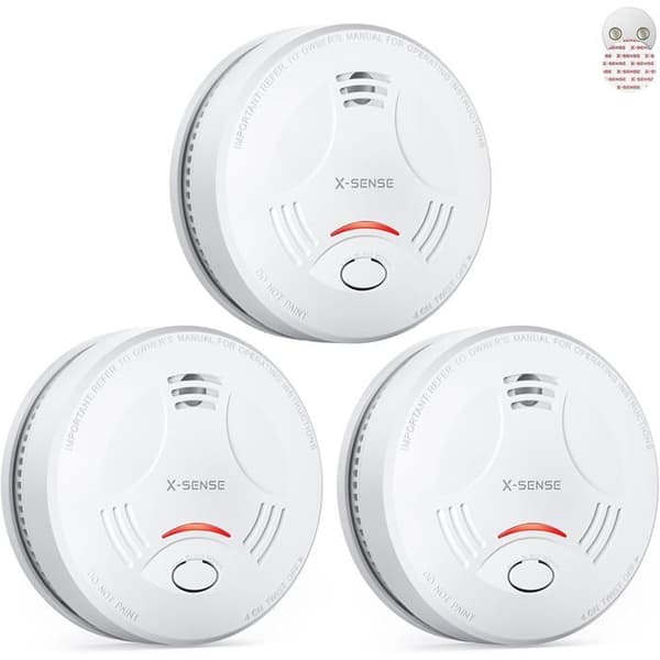 Röksensor - X-SENSE - SD11-MR - 3-pack - Trådlös - Ansluten