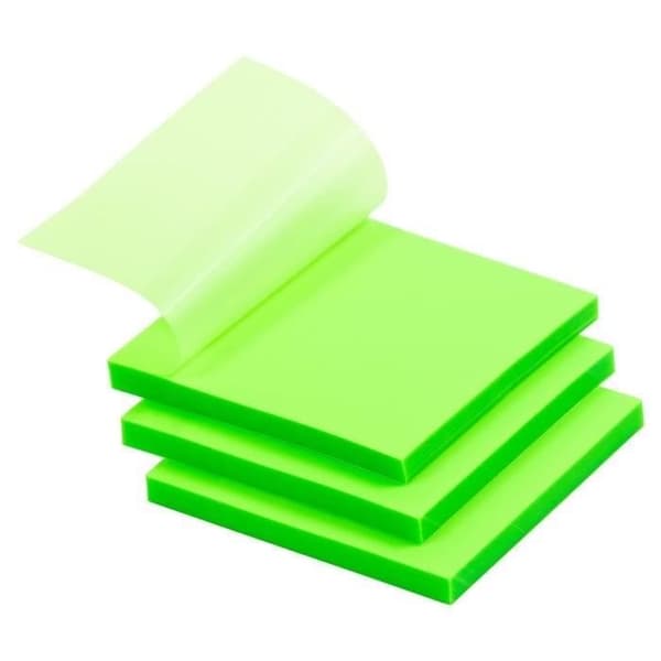 Post-it® sedelkubblock - Post-it - 76x76 mm - 450 ark - Rosa neon