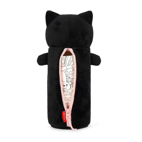Skolväskor - LEGAMI - Kitty - Super mjuk och fluffig - 100% polyester - Dragkedja