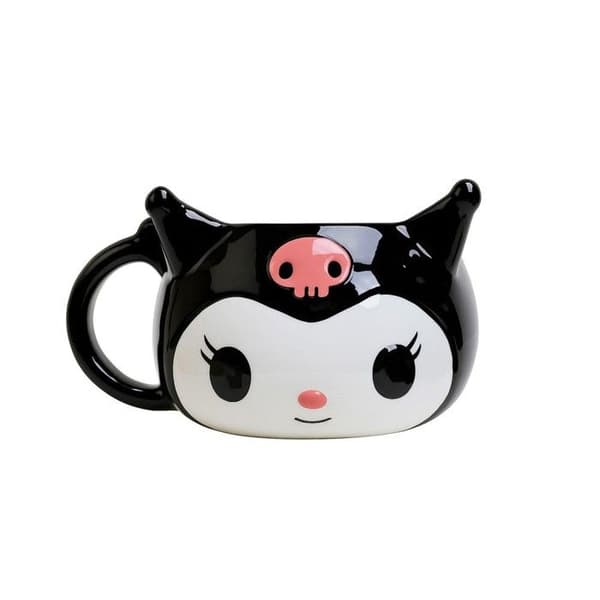 Blue Sky Studios - Sanrio - Set med mugg 3D och par strumpor Kuromi