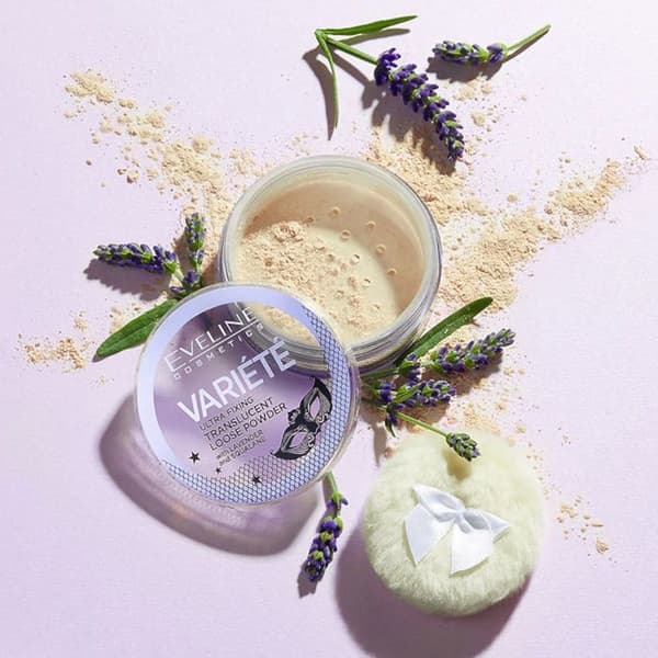 Lös puder - EVELINE - Lavendel & Squalan - Lugnande - Mattar - 30 ml