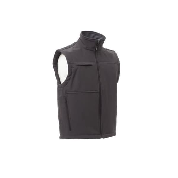 Payper Wear Bering ärmlös jacka - Herr - Antracit - Grå - Soft-Shell - 330 GR/MQ