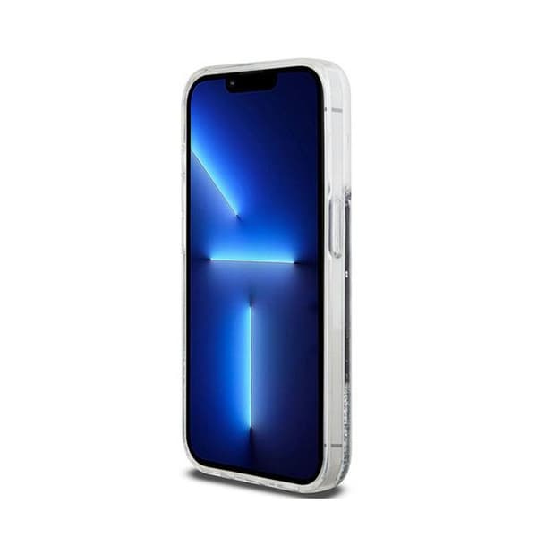 Smartphonefodral - DKNY - iPhone 14 Pro - Svart - Glitter - Mjuk