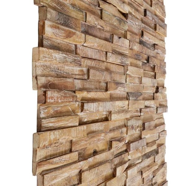 Väggbeklädnadspaneler - vidaXL - Teak - 10 st - 1,01 m² - Interiör