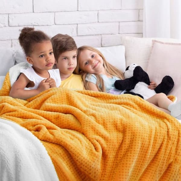 Pläd - Shleepy - jacquard pressad - 170x210 cm - bilateralt
