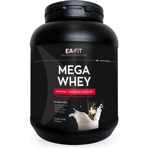 Eafit Megawhey Whey Creatine Complex 750g - Smak: Vanilj