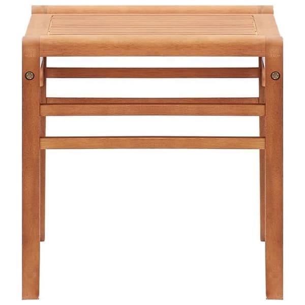 vidaXL Trädgårdsbänk 64 cm Solid eukalyptusträ 47289
