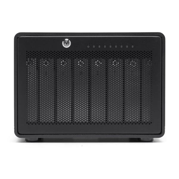 ThunderBay 8 RAID-enhet - OWC - Thunderbolt 3 - 8 fack - 2586 Mo/s - Svart