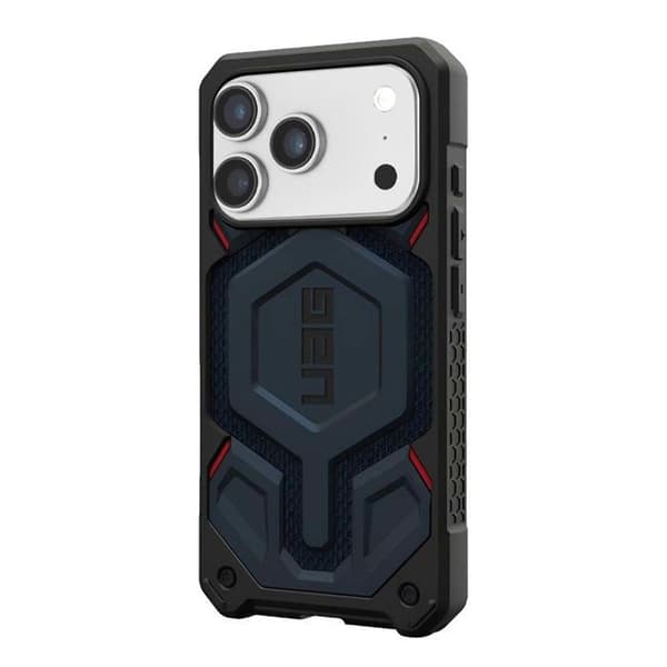 Coque MagSafe - UAG - Monarch Pro - iPhone 17 Pro - Kevlar - Extrem motstånd - Blå