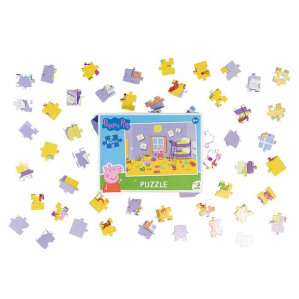 Pussel - DODO - Peppa Pig Pussel - 60 bitar - Flerfärgad - Utbildande för barn
