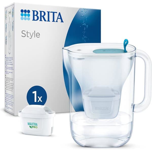 Filtreringskaraff - BRITA - Style - 2,5 L - Blå - MAXTRA PRO patron