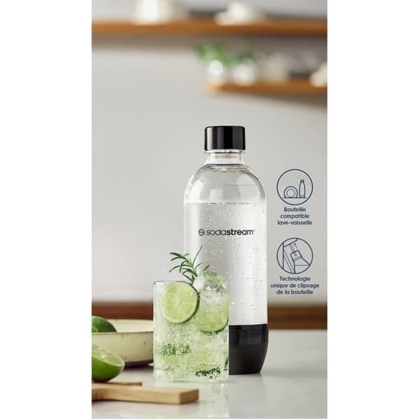 SODASTREAM-flaska - Kapacitet 1L - Diskmaskin-kompatibel