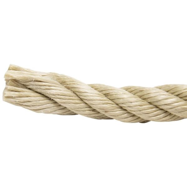 Beige polypropylenkabel 50m, Ø18mm
