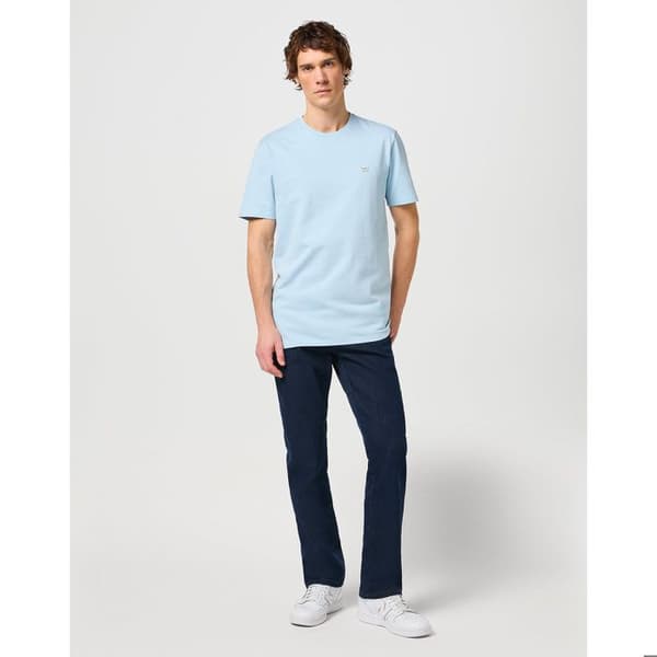 Wrangler Texas - Blå jeans regular herr, stretchbomull (86% bomull)