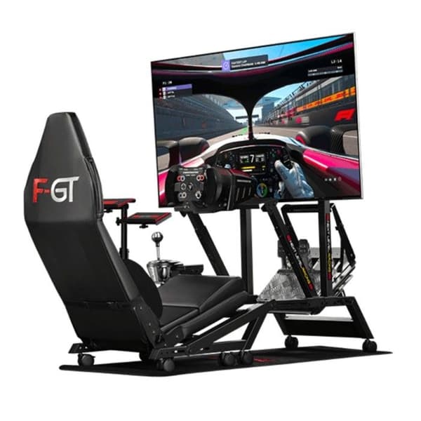 Körkabin - NEXT LEVEL RACING - F-GT - Svart - Stöd - Multi-plattform