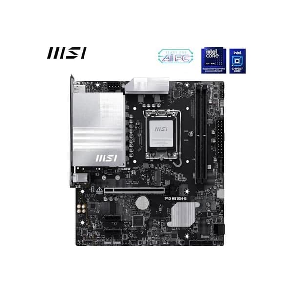 Moderkort Micro ATX - MSI - Pro H810M-B - DDR5 - PCIe 5.0 - M.2 Gen4