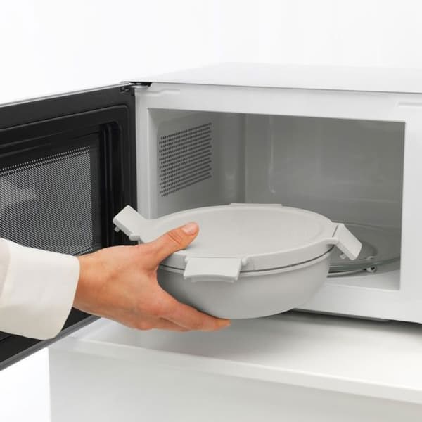 BRABANTIA MAKE&TAKE LUNCH BOX FÖR SALLAD 1,3 L - LJUSGRÅ