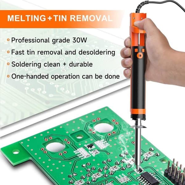 Elektrisk avlödningpump - PRECIVA - 30W - munstycken 1,0/1,2 mm - sugkopp
