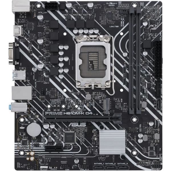 Moderkort - ASUS - PRIME H610M-K D4 - Intel H610 LGA 1700 micro ATX