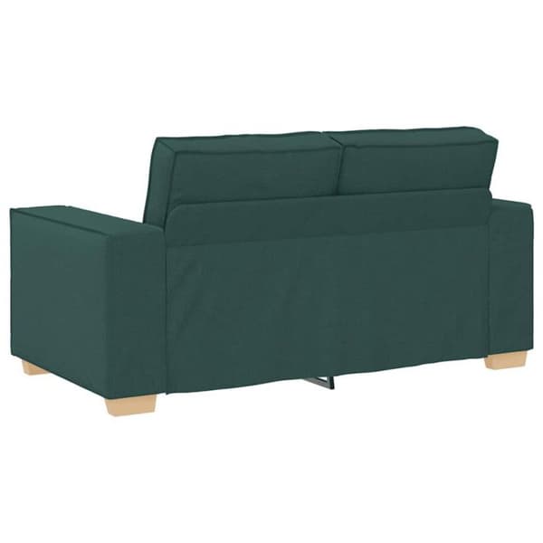 Grön 2-sits soffa 120 cm Tyg