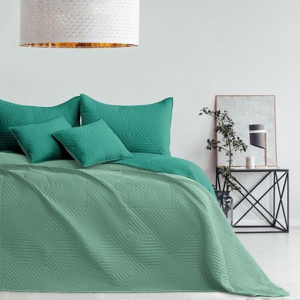 Sängöverkast - SOFTA - mintgrön - 200 x 220 cm - 100% polyester mikrofiber