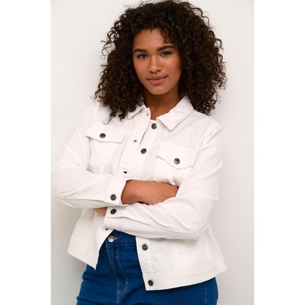 Jeansjacka dam KAFFE Curve Zena