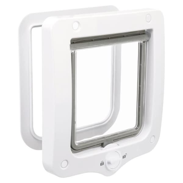 Kattlucka - 2 positioner - 20 × 22 cm - Vit