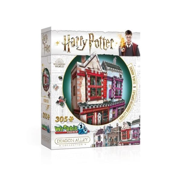 Harry Potter Quidditch Shops 3D-pussel - 305 st - DAC-kvalitet
