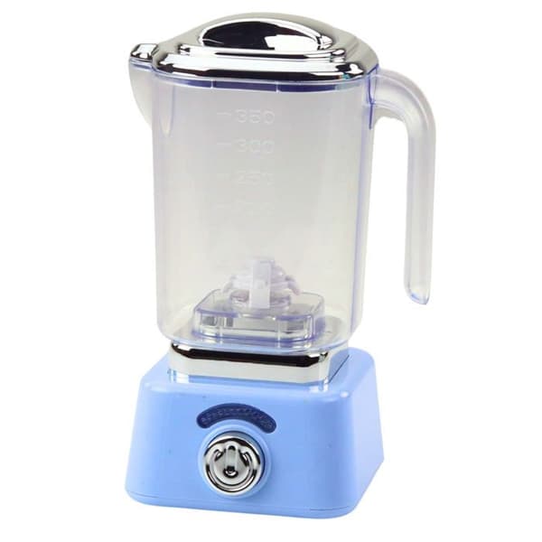 Barnkökblender Blå Med Ljus Och Rotationsmekanism