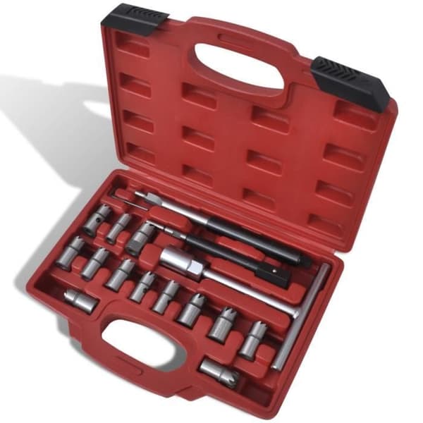 vidaXL Diesel Injector Seat Knife Set 17 st