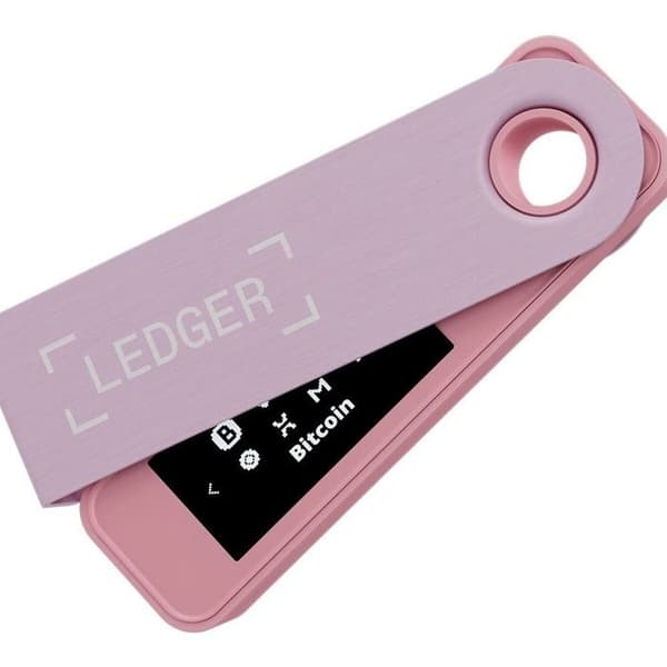 Kryptovaluta plånbok Ledger Ledger Nano S Plus Rosépastell