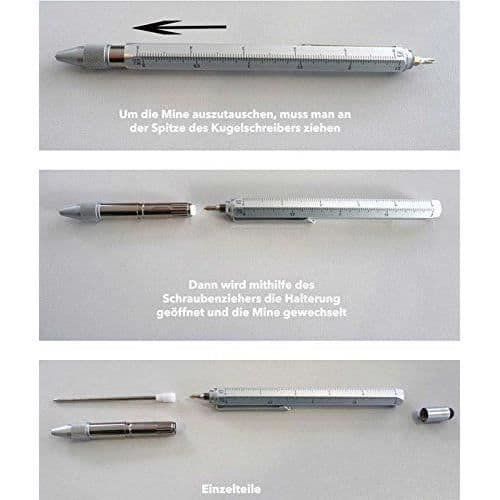 Troika konstruktion bläckpenna - Svart