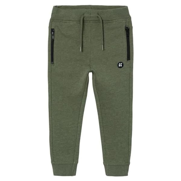 Träningsbyxor - NAME IT - Tidlösa basplagg - Grön - 60% bomull/40% polyester - Normal passform