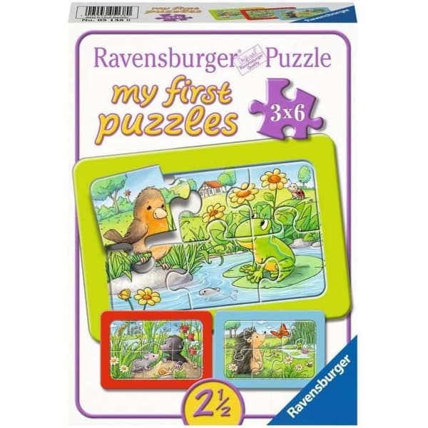 Ravensburger barnpussel - Mina första pussel - Djur - 18 element